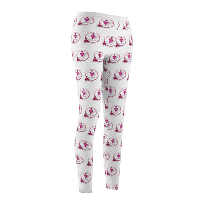 Women's Casual Leggings (White)