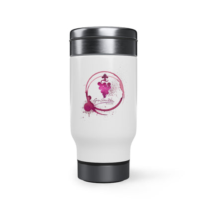 Stainless Steel Travel Mug (White)