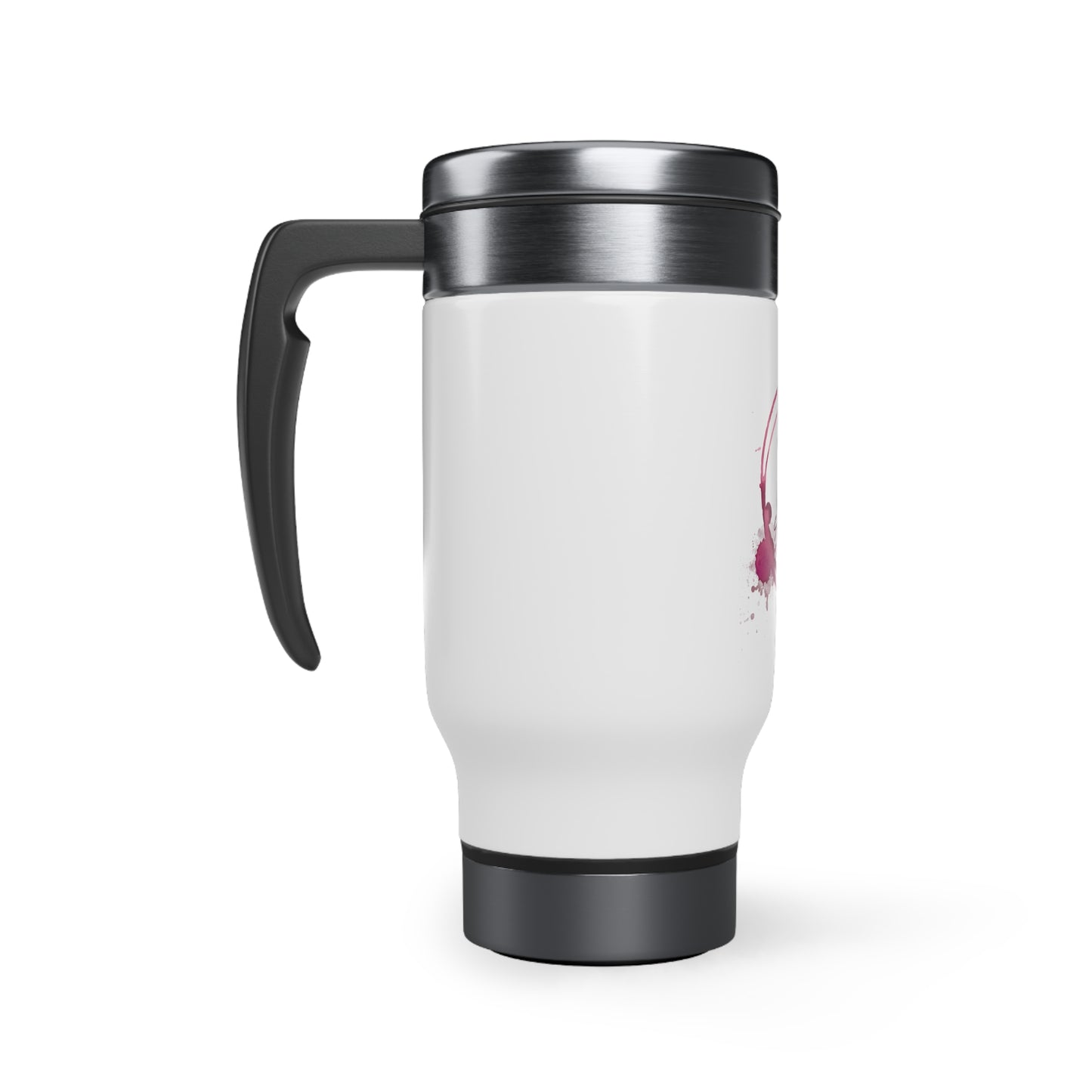 Stainless Steel Travel Mug (White)